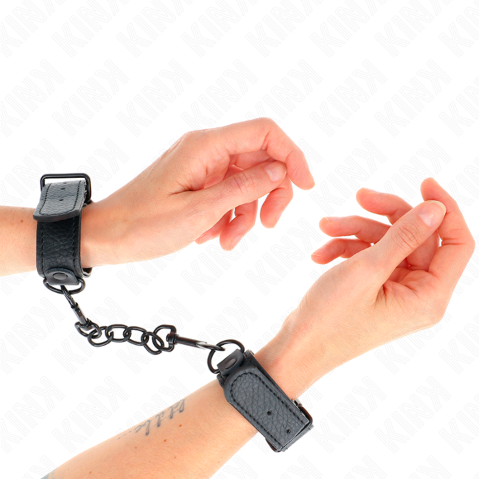 KINK - BEGINNER HAND CUFFS ADJUSTABLE 13-23 CM X 2.2 CM KINK - BEGINNER HAND CUFFS ADJUSTABLE 13-23 CM X 2.2 CM