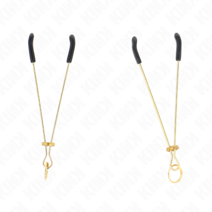 KINK - THIN NIPPLE CLAMPS GOLD 7 CM KINK - THIN NIPPLE CLAMPS GOLD 7 CM