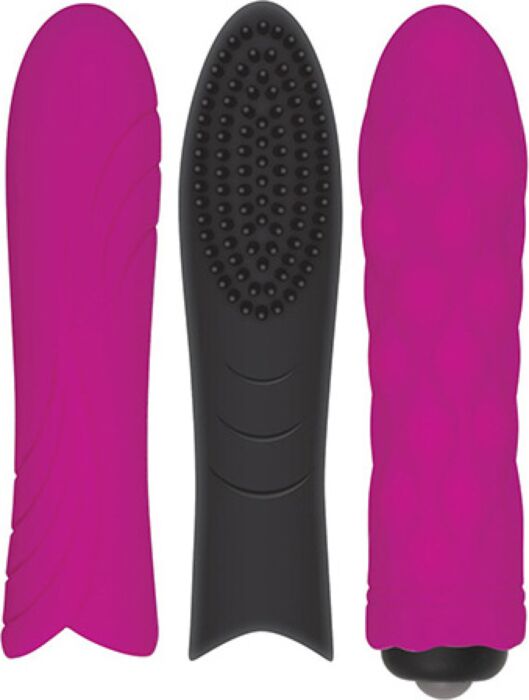 Vibratore Evolved Pleasure Sleeve Trio con 3 fodere
