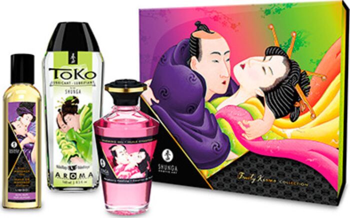 Kit fruttato Shunga Fruity Kisses per coppie Kit fruttato Shunga Fruity Kisses per coppie