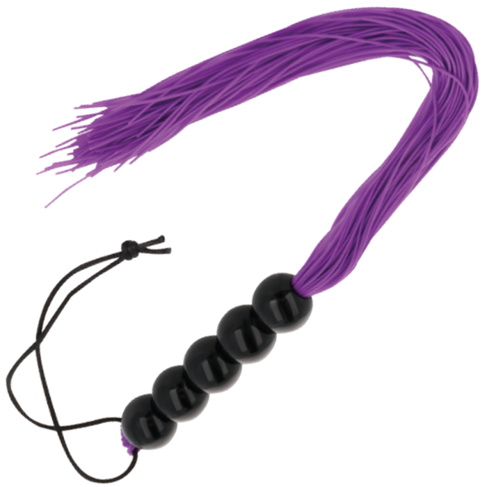 Frusta BDSM Darkness Sensations Lilla con manico di presa