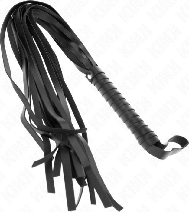 Látigo KINK 70 cm Silicona Negra - Placer Intenso Látigo KINK 70 cm Silicona Negra - Placer Intenso