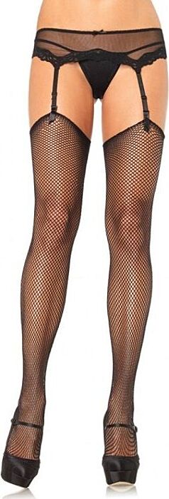 Leg avenue medias de red sin silicona autoadherente superior