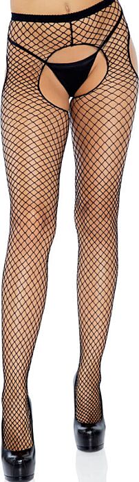 Leg avenue pantys de red industrial con aberturas Leg avenue pantys de red industrial con aberturas