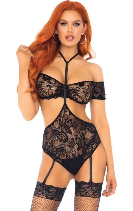 Leg avenue set due pezzi top e teddy s / m