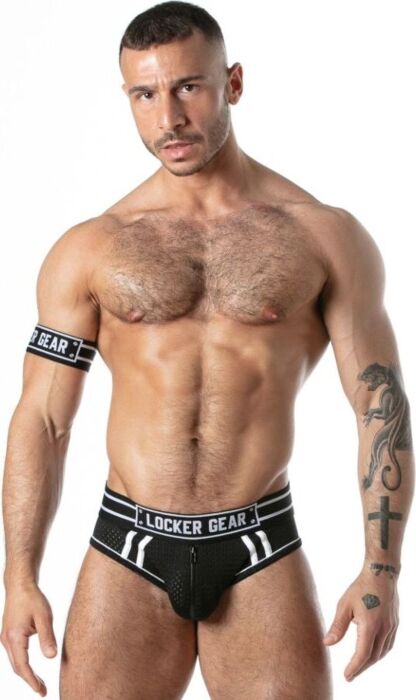 Slip sportivo in rete LOCKER GEAR nero XL