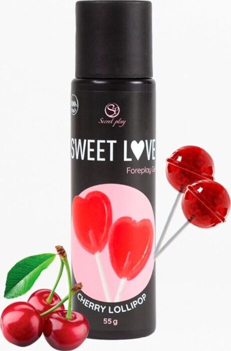 Lubrificante commestibile SECRETPLAY Cereza Lollipop 60 ml Lubrificante commestibile SECRETPLAY Cereza Lollipop 60 ml