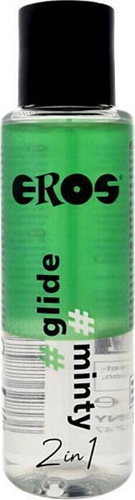 Lubricante EROS Glide Minty 2 en 1 Silicona Lubricante EROS Glide Minty 2 en 1 Silicona