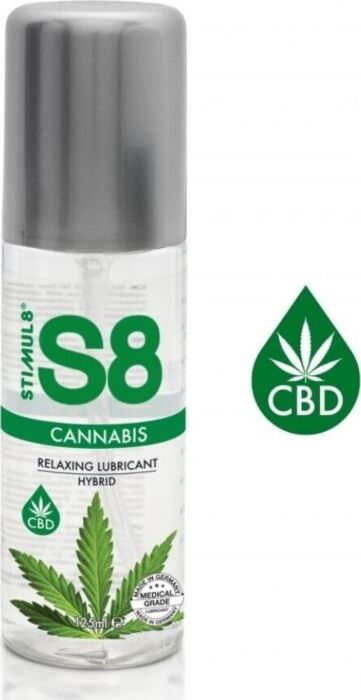 Lubrificante ibrido alla cannabis STIMUL8 S8 125 ml