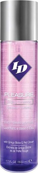 Lubricante ID Pleasure 500ml Sensación Tinguing