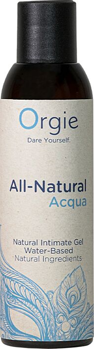 Lubrificante a base acqua Orgie ALL-NATURAL ACQUA