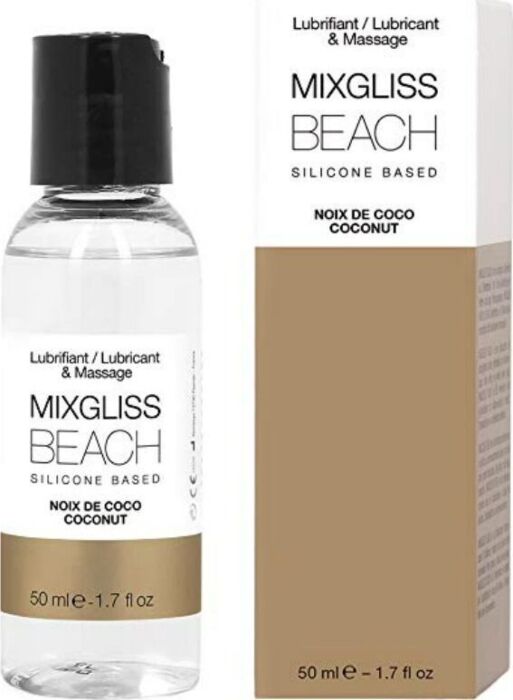 Lubrificante Mixgliss Beach 50ml con aroma a cocco Lubrificante Mixgliss Beach 50ml con aroma a cocco