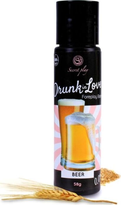 Lubrificante Secretplay Drunk in Love 60ml - Sapore di Birra