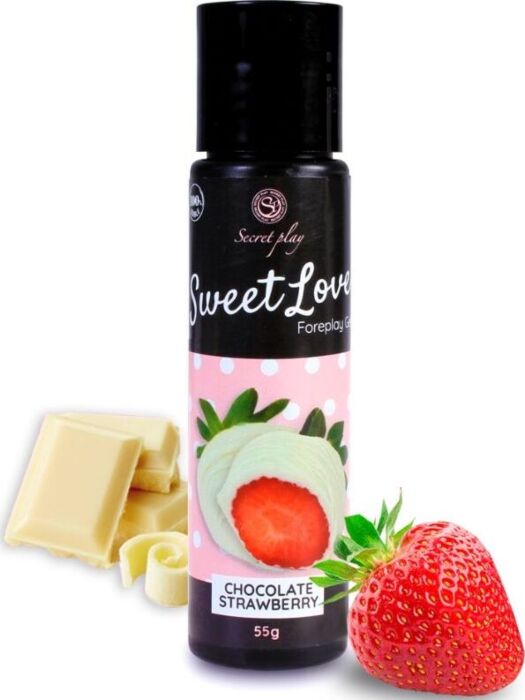 Lubrificante Secretplay Gel Sweet Love Fragola e Cioccolato