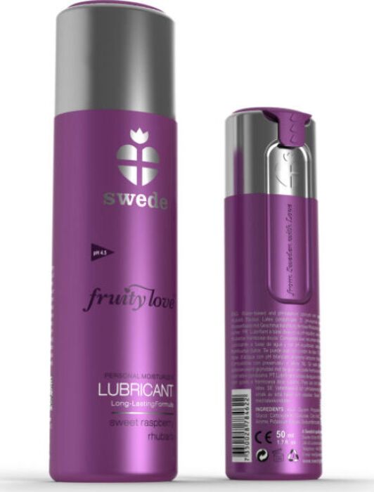 Lubrificante SWEDE Fruity Love lampone e rabarbaro