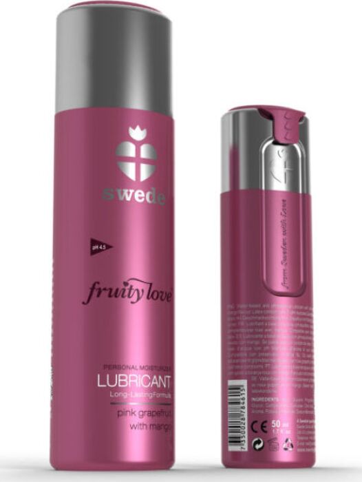 Lubrificante SWEDE Fruity Love Pompelmo e Mango 50 ml Lubrificante SWEDE Fruity Love Pompelmo e Mango 50 ml