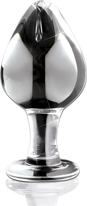 Massaggiatore in vetro ICICLES N.25 - Plug anale artigianale