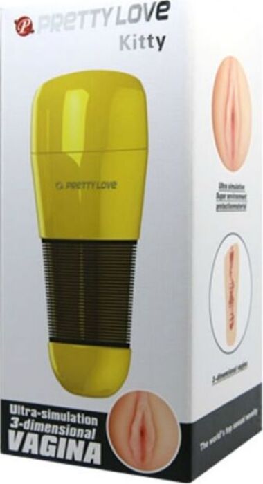 Masturbatore Vaginale Pretty Love Kitty 2 con Ventosa