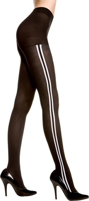Pantys Music Legs con righe laterali opache