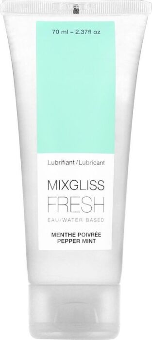 Mixgliss lubricante base agua e frio - sabor a menta 70ml