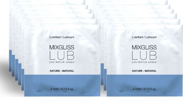 Mixgliss - lubricante base de agua natural 12 monodosis 4 ml Mixgliss - lubricante base de agua natural 12 monodosis 4 ml