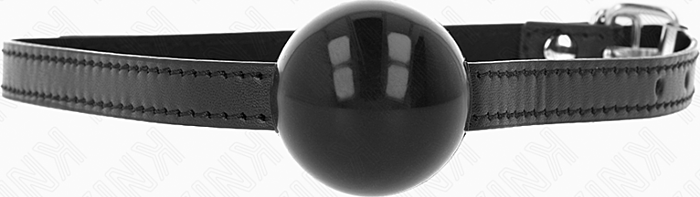 Mordaza de Bola KINK 4 cm Silicona Negra Mordaza de Bola KINK 4 cm Silicona Negra