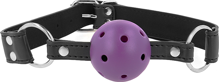 Mordaza de Bola KINK Morado Ajustable 4 cm