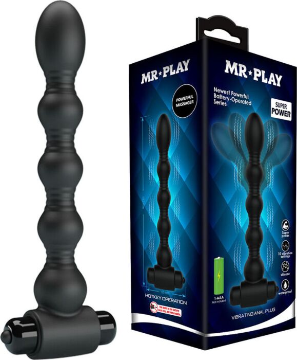 Plug Anale MR PLAY con Vibrazione e Stimolazione Profonda Plug Anale MR PLAY con Vibrazione e Stimolazione Profonda
