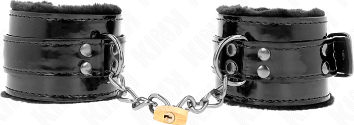 Muñequeras BDSM KINK Ajustables con Cierre de Cobre Muñequeras BDSM KINK Ajustables con Cierre de Cobre