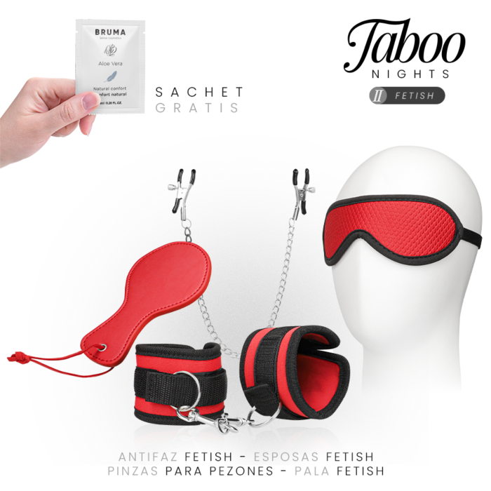 Pack fetish TABOO NIGHTS 2: FETISH accessori BDSM Pack fetish TABOO NIGHTS 2: FETISH accessori BDSM