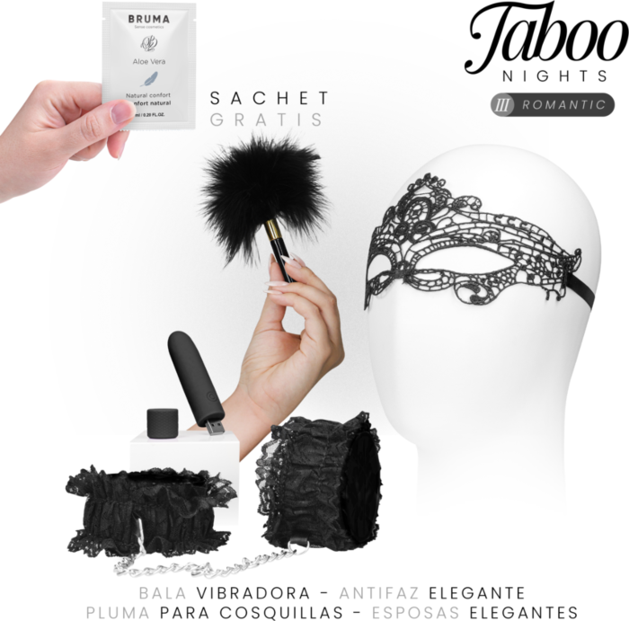 Set sensoriale TABOO NIGHTS 3 ROMANTIC per coppie Set sensoriale TABOO NIGHTS 3 ROMANTIC per coppie