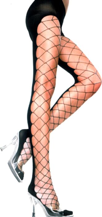 Panty Lycra a rete Music Legs