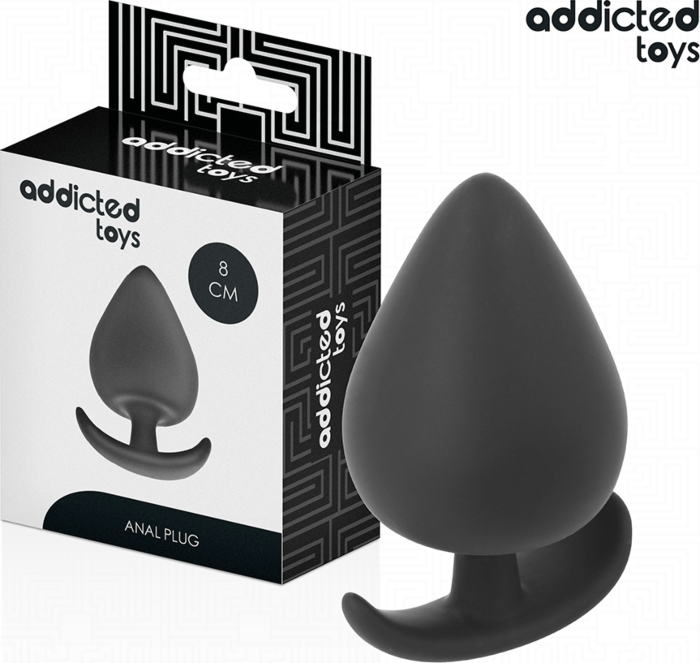Plug Anal Addicted Toys Silicona Talla L 8 cm