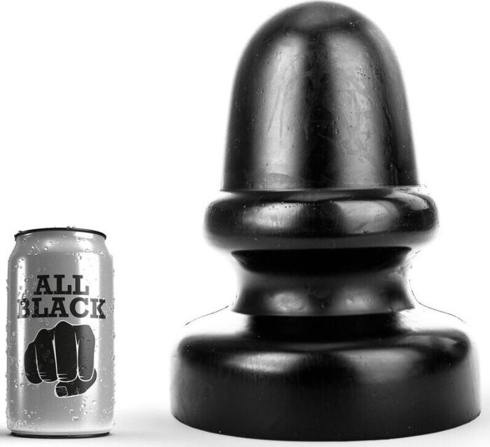 Plug anale ALL BLACK - 23 cm per BDSM Plug anale ALL BLACK - 23 cm per BDSM