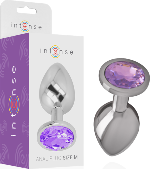Plug Anal Intense M Cristal Violeta Glamouroso Plug Anal Intense M Cristal Violeta Glamouroso