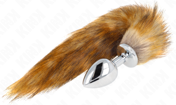 Plug Anal KINK L con Cola Sintética Marrón Plug Anal KINK L con Cola Sintética Marrón