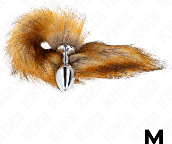 Plug Anal KINK Talla M con Cola Sintética Plug Anal KINK Talla M con Cola Sintética