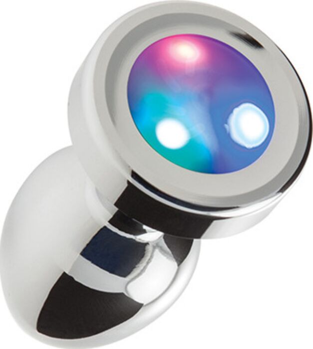 Plug anale S Pleasures Metal IRIS con LED Plug anale S Pleasures Metal IRIS con LED