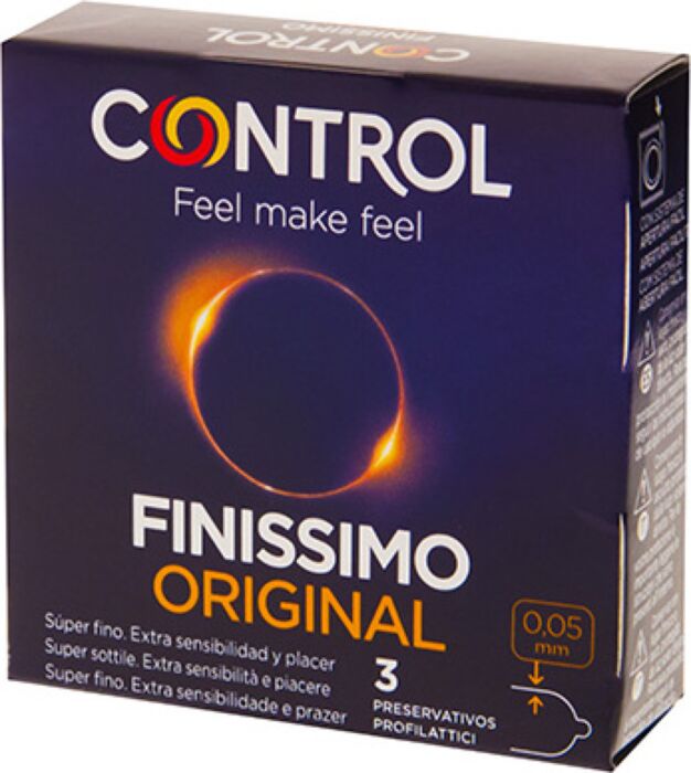 Preservativi Control Finissimo 3 unità | Sensibilità estrema