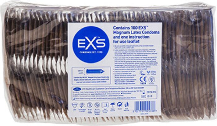 Preservativi EXS Magnum Large 60 mm Preservativi EXS Magnum Large 60 mm