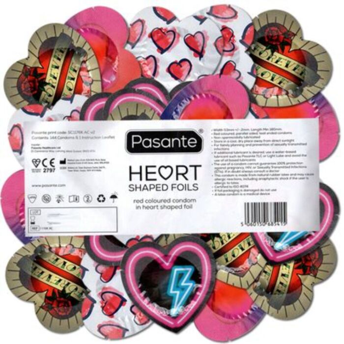 Preservativi Pasante Forma Cuore 144 Uds