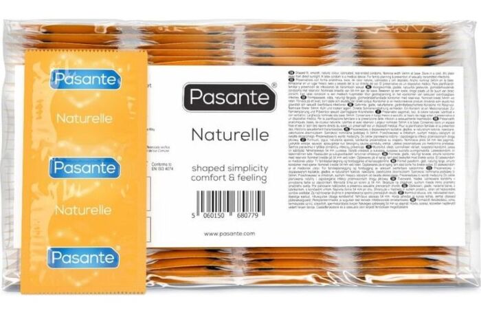 Preservativi Pasante Naturelle 144 unità con forma conica