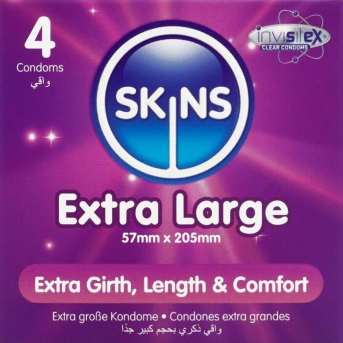 Preservativos Skins XL Premium - Ajuste Perfecto Preservativos Skins XL Premium - Ajuste Perfecto