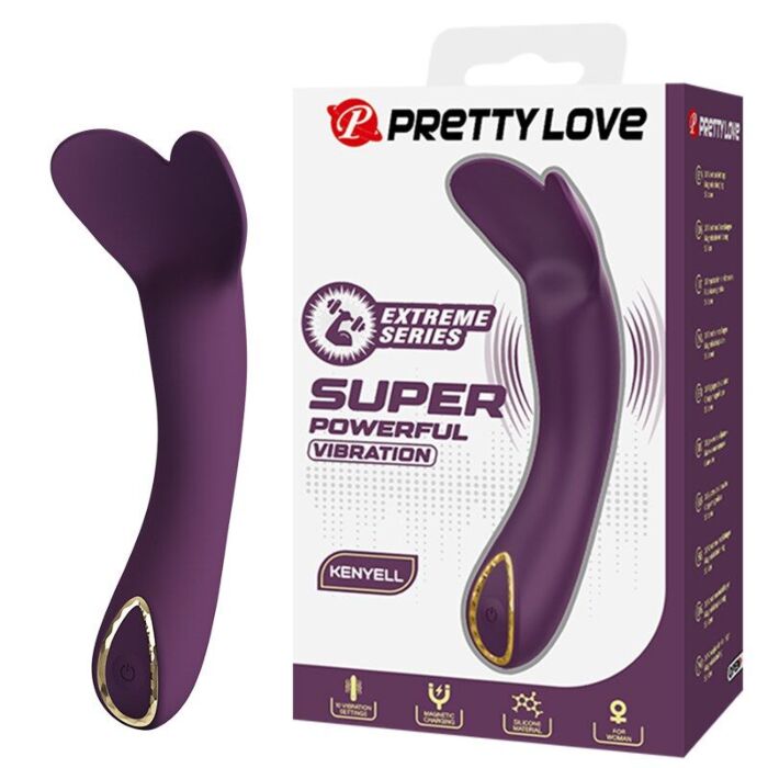 PRETTY LOVE - KENYELL RECHARGEABLE VIBRATOR 10 FUNCTIONS PURPLE PRETTY LOVE - KENYELL RECHARGEABLE VIBRATOR 10 FUNCTIONS PURPLE