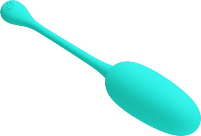 PRETTY LOVE - KNUCKER HUEVO VIBRADOR RECARGABLE VERDE AGUA