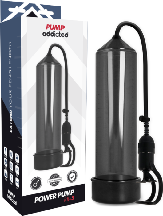 PUMP ADDICTED BOMBA ERECCIÃN RX5 BLACK