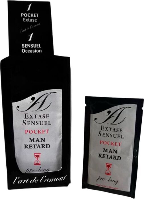 Retardante Masculino Extase Sensual Pocket 10ml
