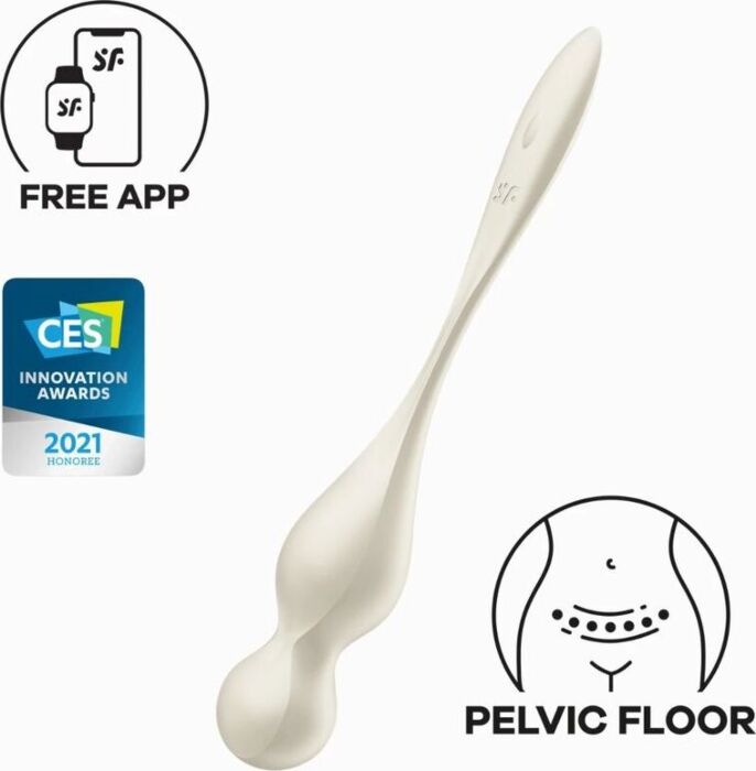 SATISFYER - LOVE BIRDS BOLAS KEGEL VIBRADORAS BLANCO SATISFYER - LOVE BIRDS BOLAS KEGEL VIBRADORAS BLANCO