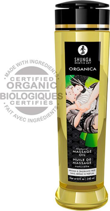 Shunga Massage Oil Natural - Sin Aroma y sin Sabor Shunga Massage Oil Natural - Sin Aroma y sin Sabor