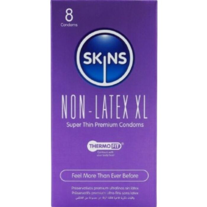 SKINS - LATEX-FREE CONDOMS XL PACK OF 4 SKINS - LATEX-FREE CONDOMS XL PACK OF 4